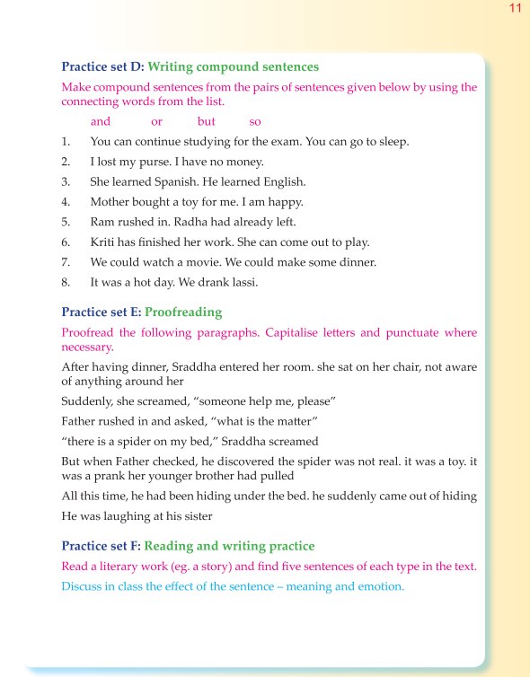 6th Grade Grammar Worksheets Types Of Sentences